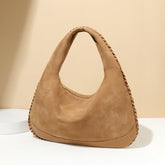 Sac à bandoulière en cuir chic de grande capacité à la mode avec surface souple givrée et sac Selenodont